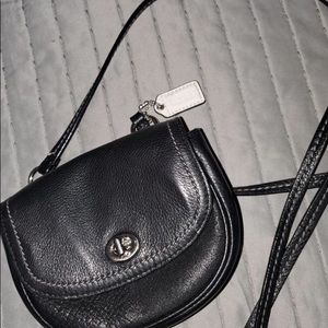 Black small crossbody bag